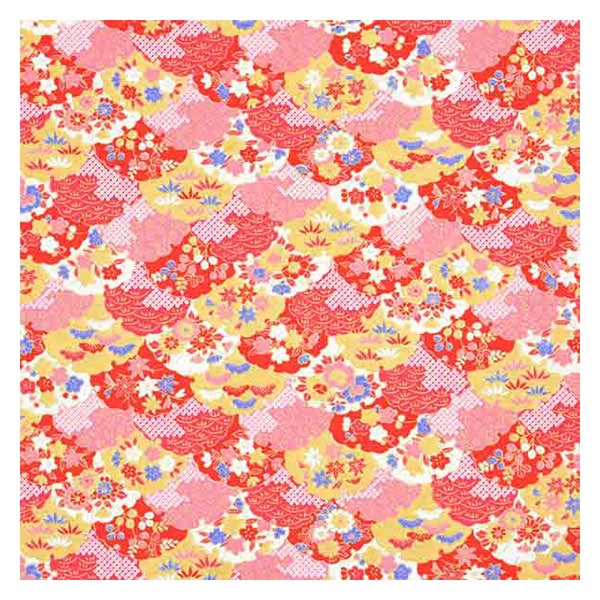 Washi "Patrón de Washi Yuzen de Yuzen Washi hecho a mano 7637"