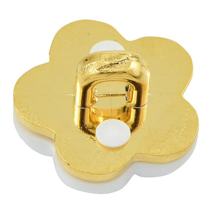 ボタン 『フラワーモチーフボタン 角カン足 G 1.3cm NA6311』