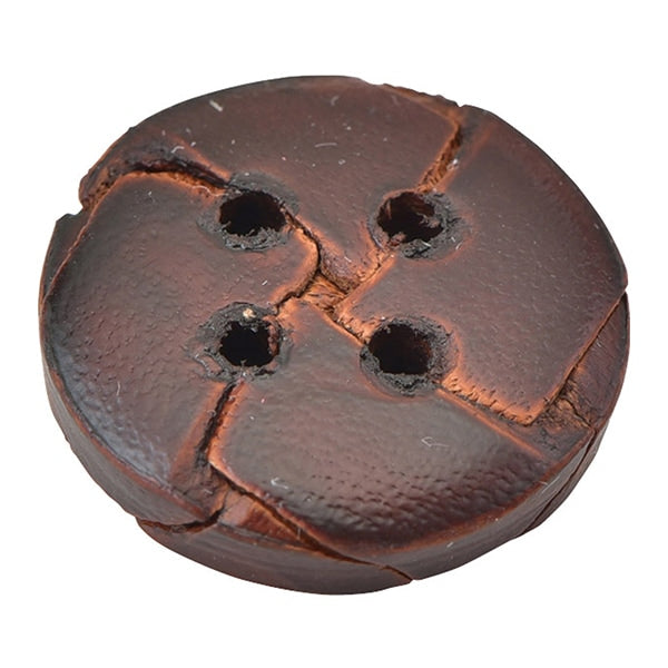 ボタン 『レザーボタン 四つ穴 #3 1.8cm NO2200』