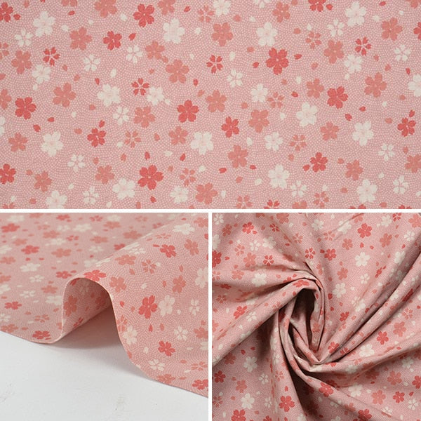 [De la quantité 5] tissu "Patché japonais Sakura Pink 88218-1-2"