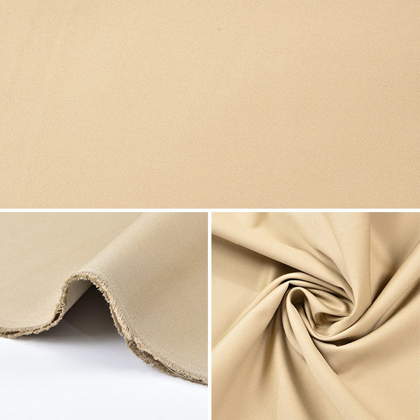 [De la quantité 5] tissu "T / C Twill Beige 80550-07"