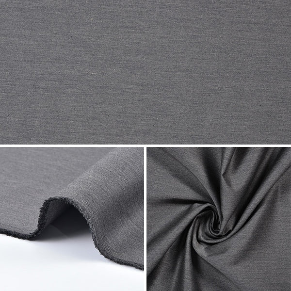 [De la cantidad 5] Fabric "T/C TWILL Heather Gray 80550-13"