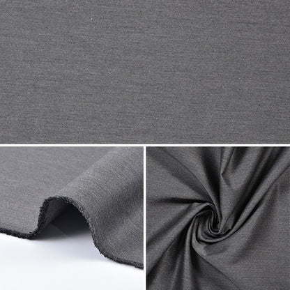 [수량 5에서] 천・원단 "T/C Twill Heather Grey 80550-13"