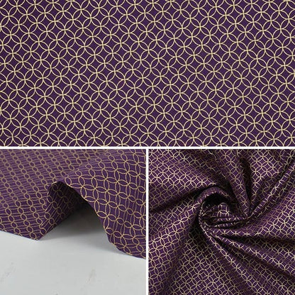 [Aus Menge 5] Stoff "Sitzgelegenheiten japanisches Muster lahm Nan Treasure Purple 88337-3-3"