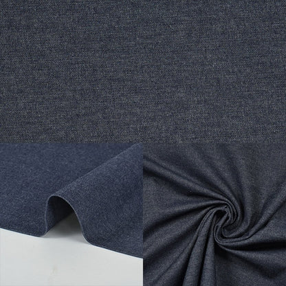 [De la cantidad 5] Fabric "Kurashiki, Prefectura de Okayama 10 onzas de ancho de la marina oscura alrededor de 116 cm 5110-9.5"