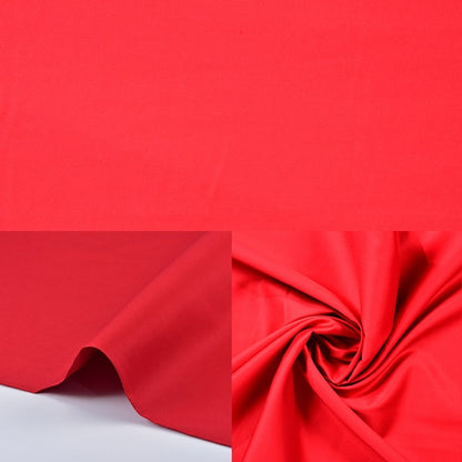 [From quantity 5] Fabric "40 satin plain red width about 112cm KY8010-15"