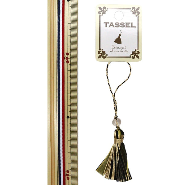 Quaste "Tassel Gold x Schwarz BX1180-4"