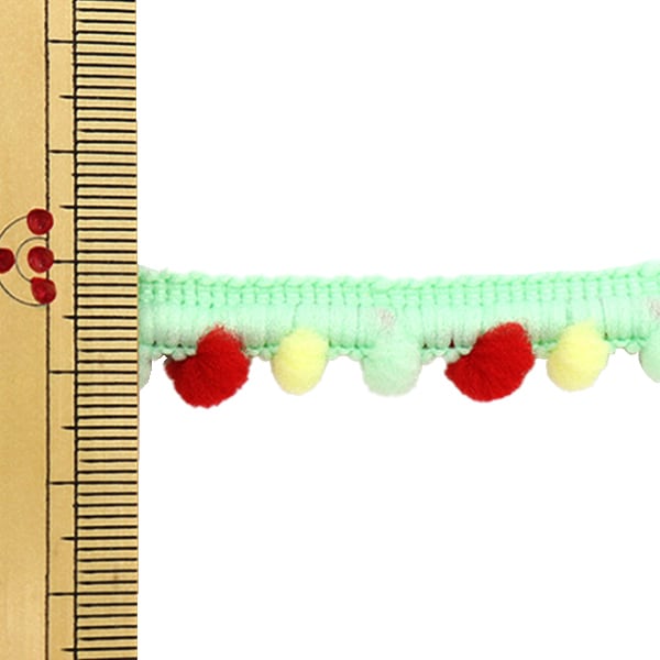 手芸ブレード 『ポンポンブレード 3m ミントグリーン』