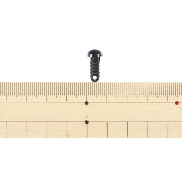 قطع أشغال يدوية "عيون الدب أسود 8 ملم 10 قطع B1-CH-a25"