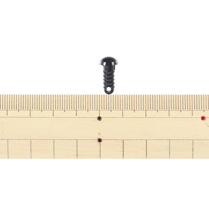 قطع أشغال يدوية "عيون الدب أسود 8 ملم 10 قطع B1-CH-a25"