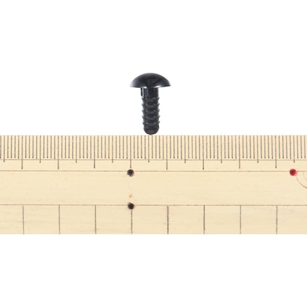 قطع أشغال يدوية "أنف الدب أسود 1.2 سم 10 قطع B1-CH-a50"