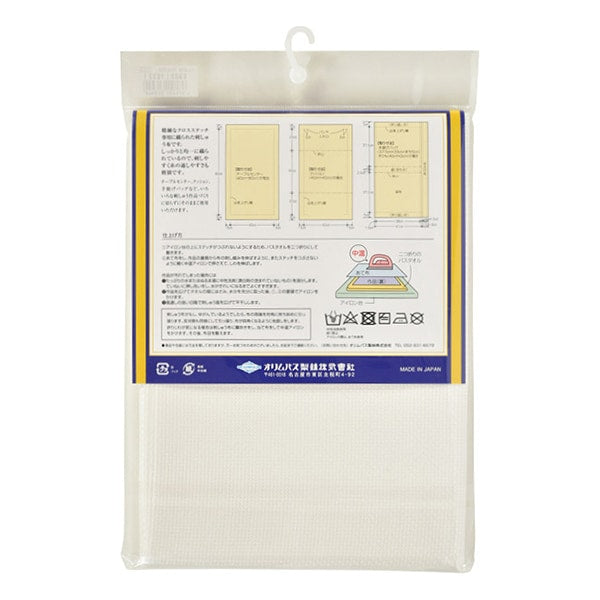 刺しゅう布 『刺しゅう用 カットクロス No.8300 インディアンクロス 13カウント 約52目 オフホワイト 1032番色』 Olympus オリムパス