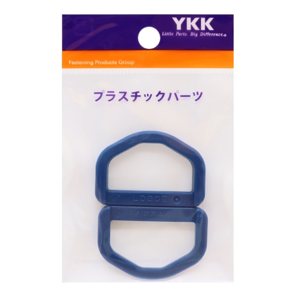 قطع أشغال يدوية "قطع بلاستيك حلقة D 3سم رقم 198 لون LD30-198" YKK