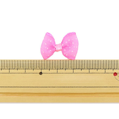 Handwerksteile "MiniFarbbandTeile Polka-Punkte Rot, Weiß, Pink TRP-18] Terai