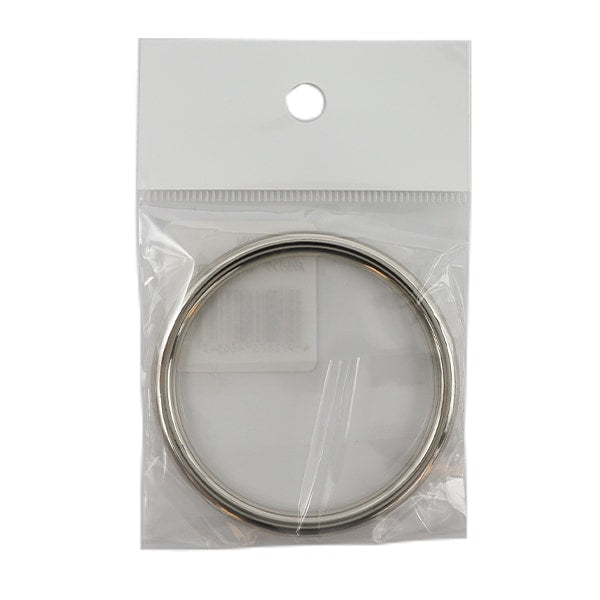 手芸金具 『メタルリング 丸線 ニッケル 5cm F333』