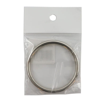 手芸金具 『メタルリング 丸線 ニッケル 5cm F333』