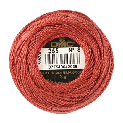 Broderiefil "Broderie DMC n ° 8fil 355e couleur] DMC Dewhm Sea