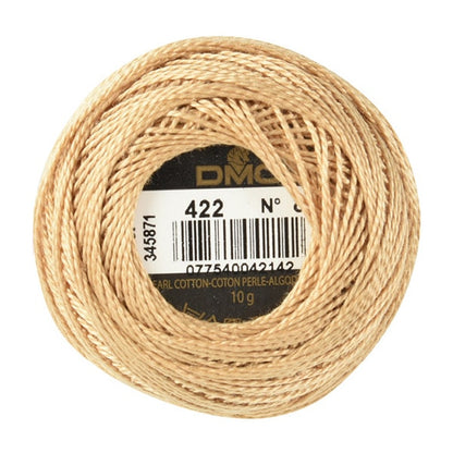 Embroidery thread "DMC No. 8 embroidery thread 422"