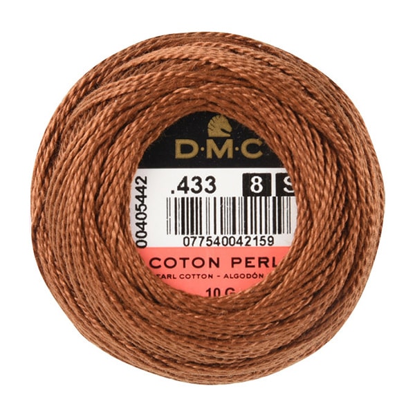 Broderiefil "Broderie DMC n ° 8fil 433 Couleur "DMC Dewems Sea