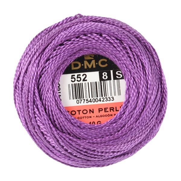 Broderiefil "Broderie DMC n ° 8fil 552 Color] DMC Dewems