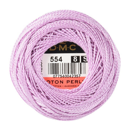 Embroidery thread "DMC No. 8 embroidery thread 554"