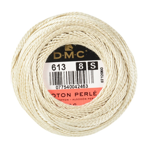 Embroidery thread "DMC No. 8 embroidery thread 613"