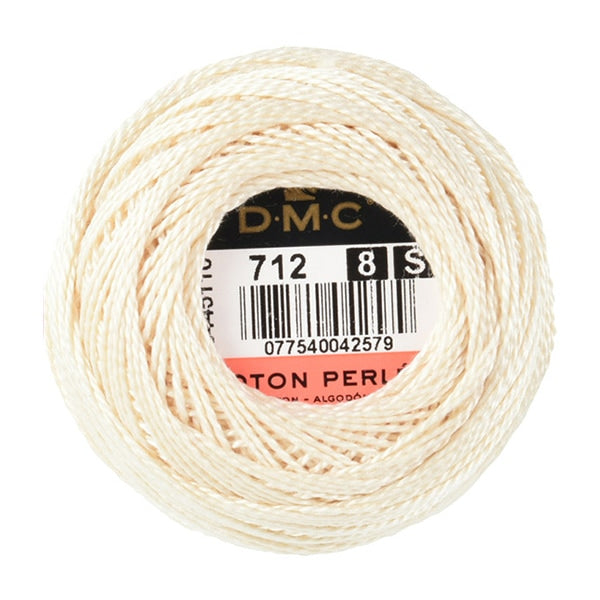 Embroidery thread "DMC No. 8 embroidery thread 712"