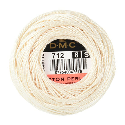 Embroidery thread "DMC No. 8 embroidery thread 712"