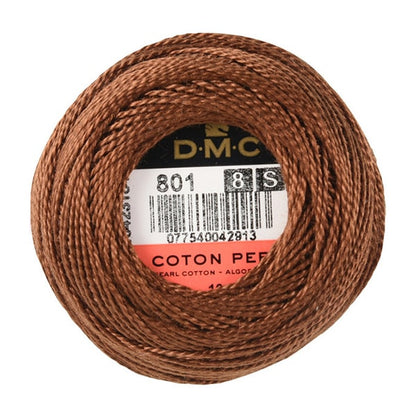 Embroidery thread "DMC No. 8 embroidery thread 801 color" DMC Diet