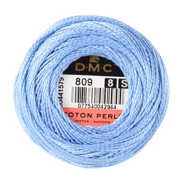 Embroidery thread "DMC No. 8 embroidery thread 809"