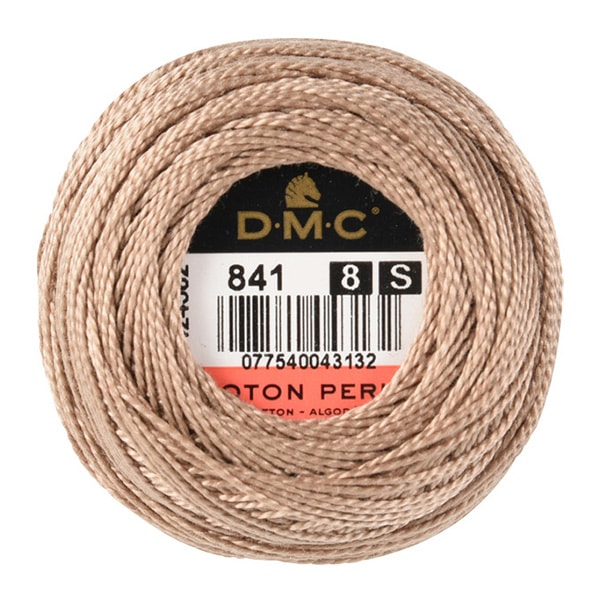 Embroidery thread "DMC No. 8 embroidery thread 841"
