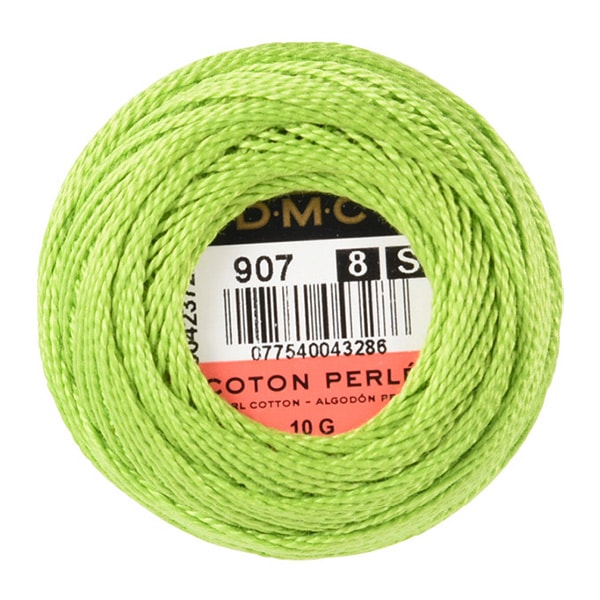 Broderiefil "Broderie DMC n ° 8fil 907th Couleur] DMC Dewhm Sea