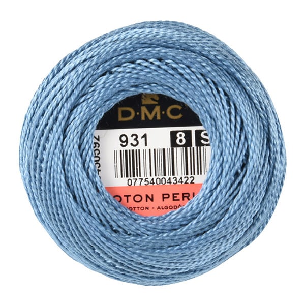 Embroidery thread "DMC No. 8 embroidery thread 931"