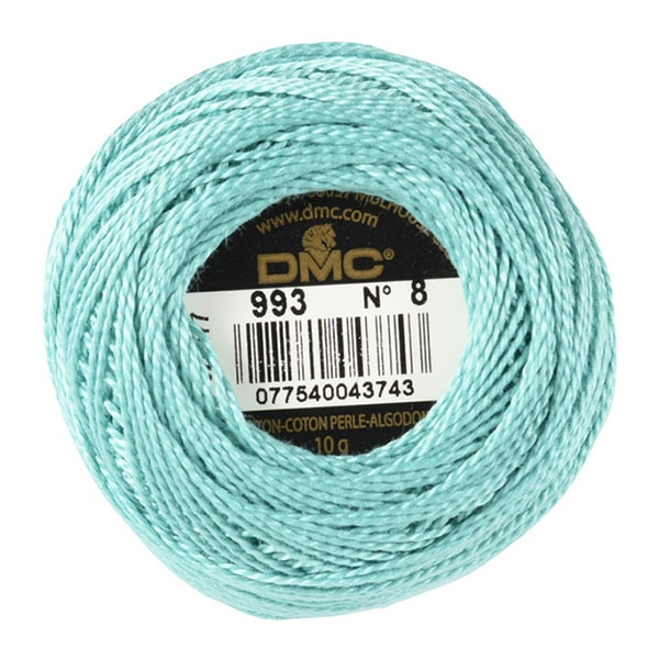 Embroidery thread "DMC No. 8 embroidery thread 993"