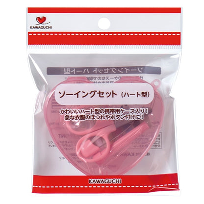 Kunsthandwerk Waren "Nähset Herztyp Rosa 13-283" Kawaguchi