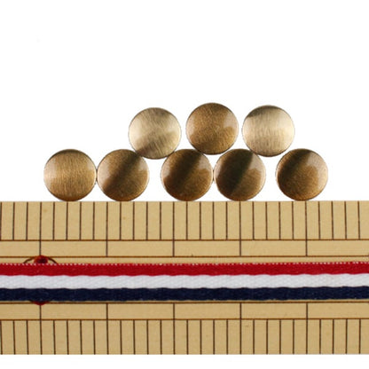 Rinestone "Metal Hot Fix rond 8 mm Matlight Gold RM0802"