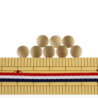 Diamantes de imitación "Metal Hot Fix Round 8 mm Matlight Brown RM0804"