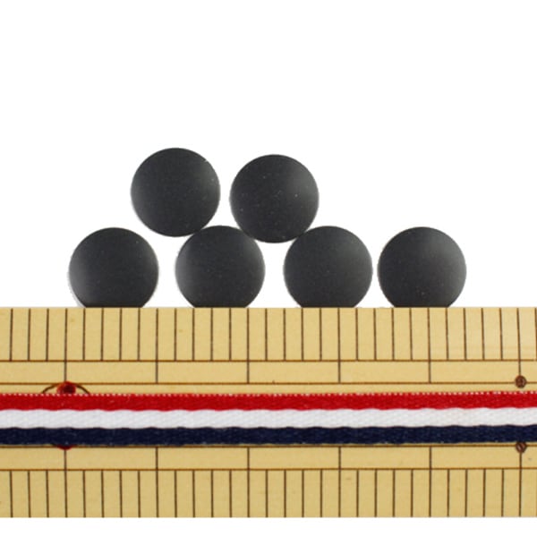 ラインストーン 『メタル ホットフィックス ラウンド 10mm マットブラック RM1001』