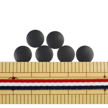 ラインストーン 『メタル ホットフィックス ラウンド 10mm マットブラック RM1001』