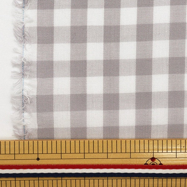 [De la cantidad 5] Fabric "Teñido goma grande gris claro co-gil-lgy"