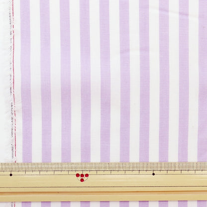 [De la quantité 5] Tissu "Dyeing Stripe Large Light Violet Co-stl-lvi"