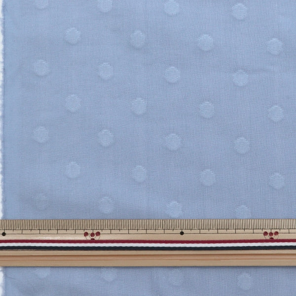 [From quantity 5] Fabric "60 cut boil (dot dot) blue IA-CUTVL-BL"