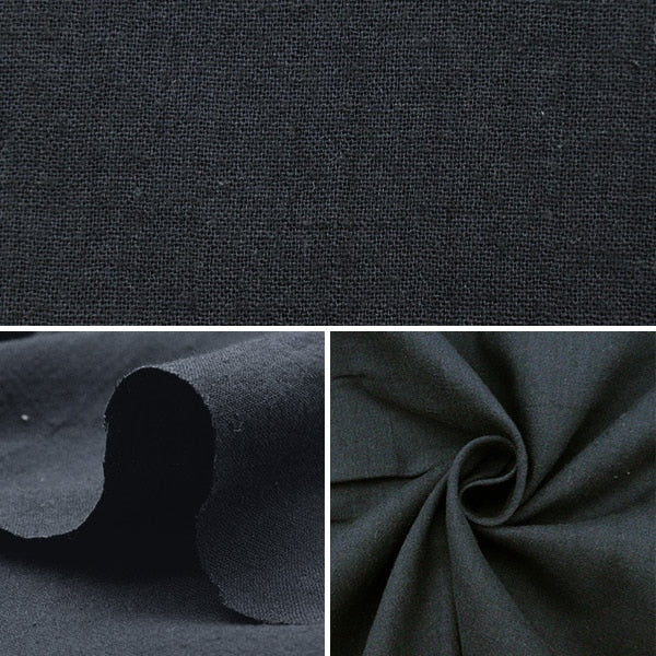 [De la cantidad 5] Fabric "60S Boyle Washer Plain Dark Navy ia-Boilwa-Dn"