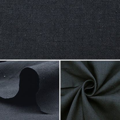 [From quantity 5] Fabric "60S Boyle Washer plain dark navy IA-BOILWA-DN"