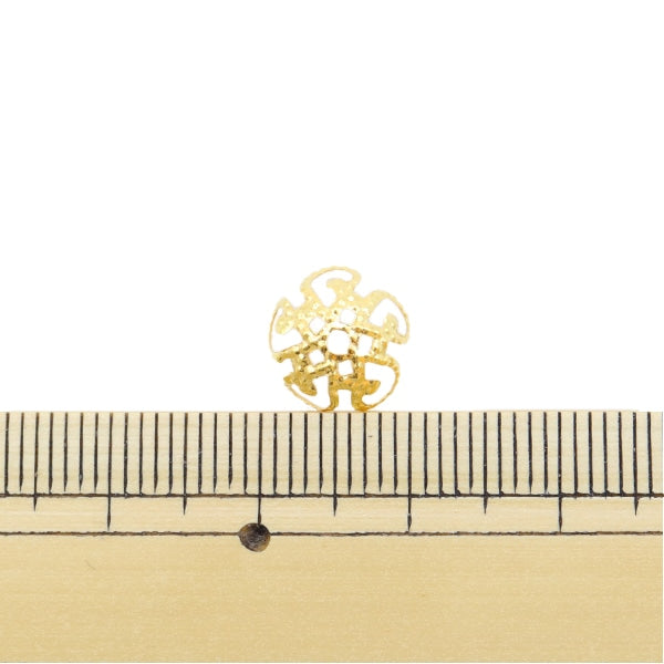 Staffa artigianale "Kozu Small 1 cm Gold 10 pezzi OH-3"