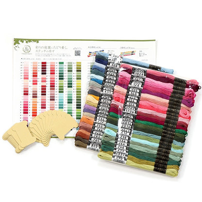 Fil de broderie "Ensemble de fils de broderie de jardin avec jardin anglais gp-50a" Olympus ouimpus