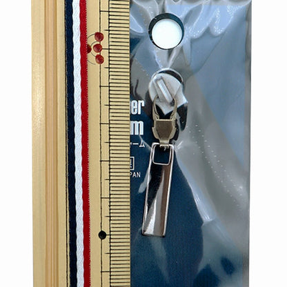 Piezas de artesanía "CremalleraCharm Square M Black Nickel FCN-12" Misasa misasa