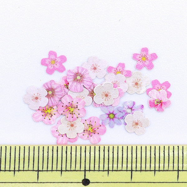 Matériau en résine "Vijucrail Flower Flakes 2 Spring Pink Environ 40 pièces 10-3316" Tokyo Trade