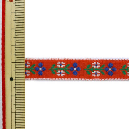 شريط للأشغال اليدوية "عرض شريط تيرولي حوالي 1.4 سم لفة 3 متر أحمر GY-109-15"