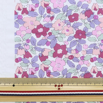 [Aus Menge 5] Stoff "Liberty Liberty Print Tanalone Betzy Berry 36302107-J21B" [YuzawayaOriginal】